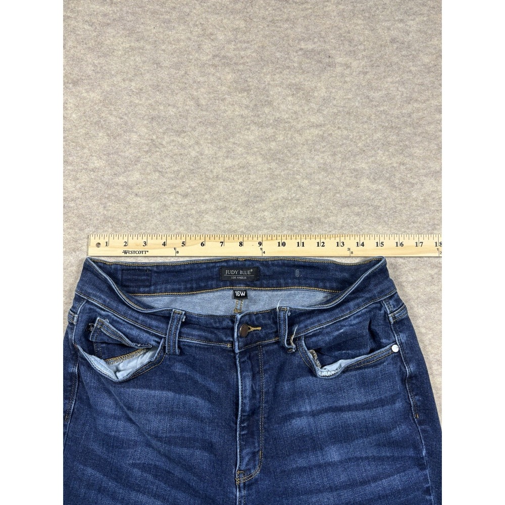 Judy Blue "Williamsburg" Size 16W High Rise Tummy Control Top Skinny Jeans - Picture 5 of 8